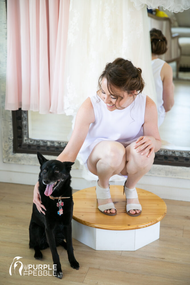 Bride and Her Dog