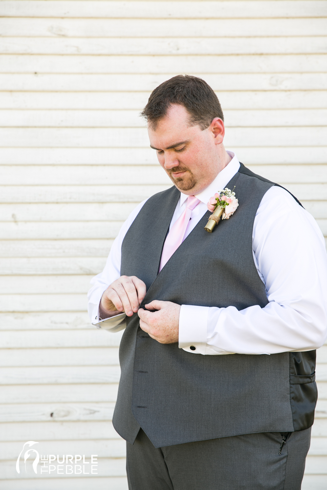 Groom Getting Ready