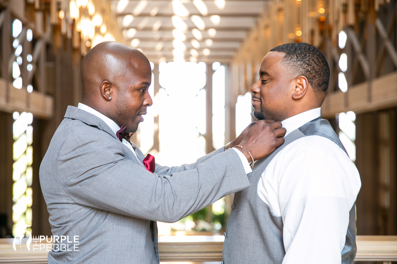 Groom Best Man Getting Ready