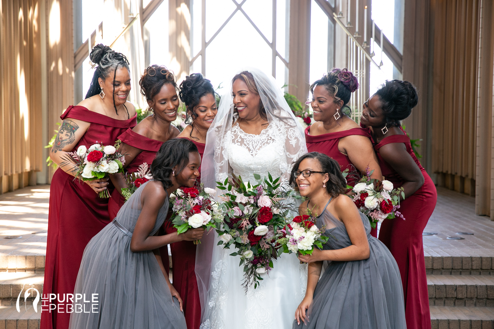 Bride with Bridesmaids