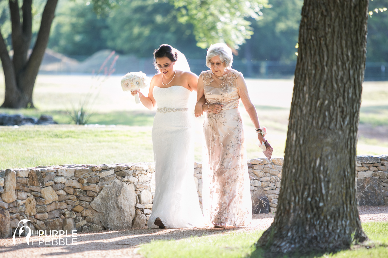 Grandma Walks Bride Down Aisle