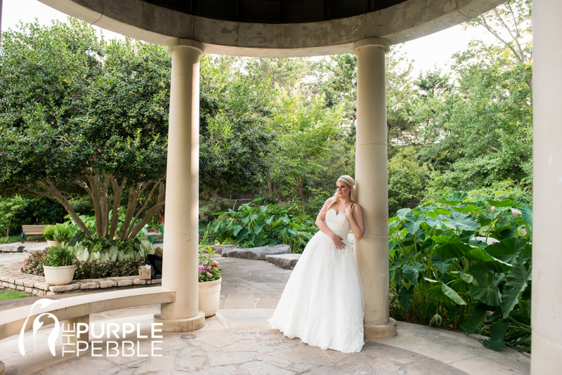 elegant bridal session botanic gardens