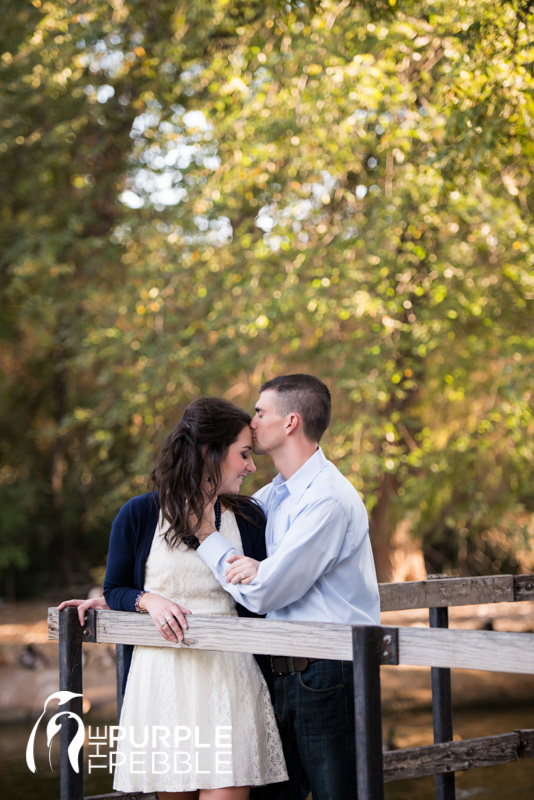 fall trinity park engagement photos duck pond