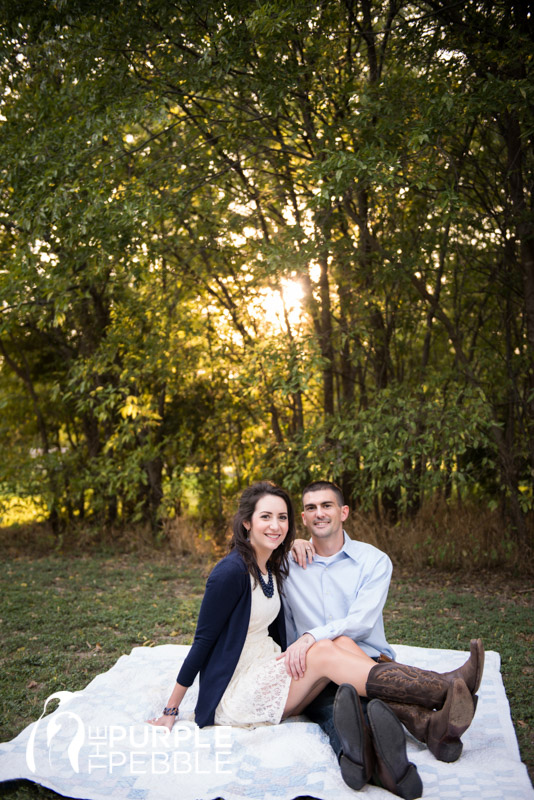 fort worth park engagement pictures