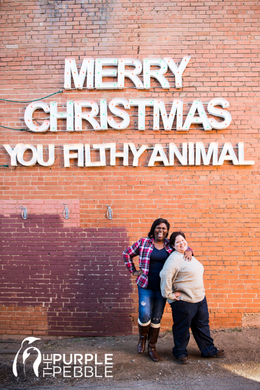 same sex adorable coffee shop engagement photography ideas