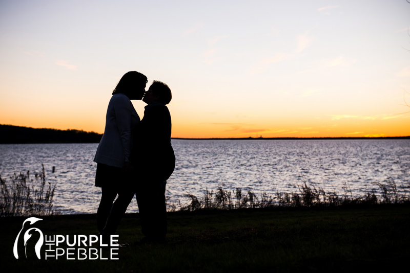 dramatic sunset lgbtq lesbian sillouette photography