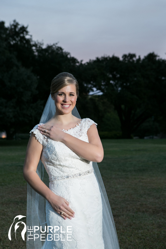 lee park sunset bridal portrait dallas texas