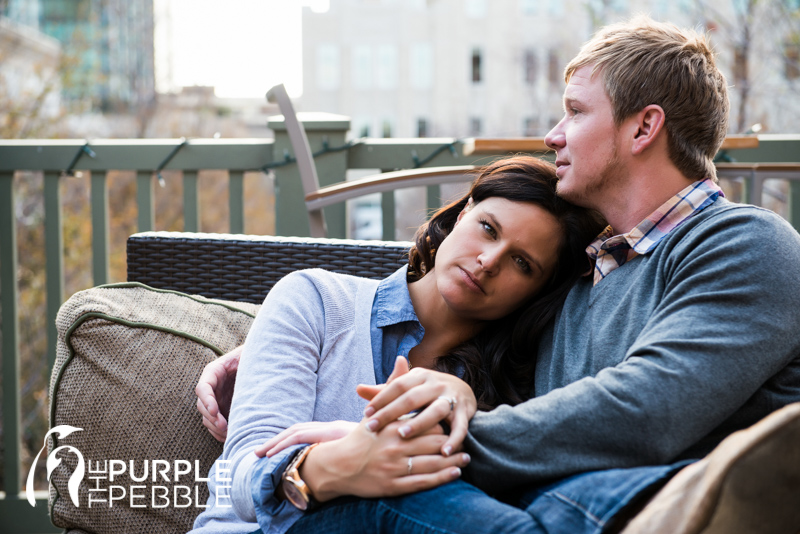 sundance square bird cafe engagement photos