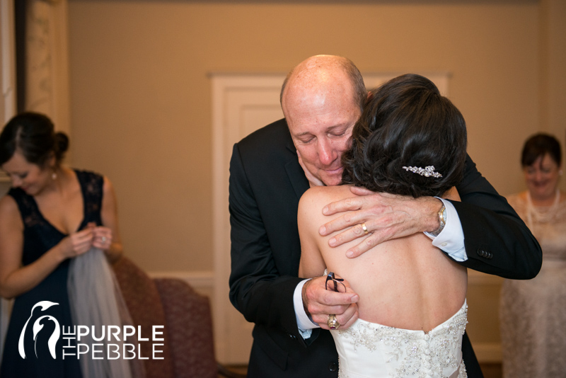 father daughter first look sweet moment