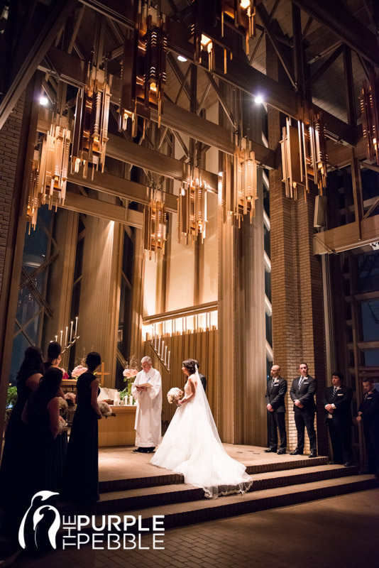 bride groom marty leonard chapel new years eve winter ceremony