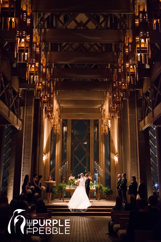 bride groom marty leonard chapel new years eve winter ceremony