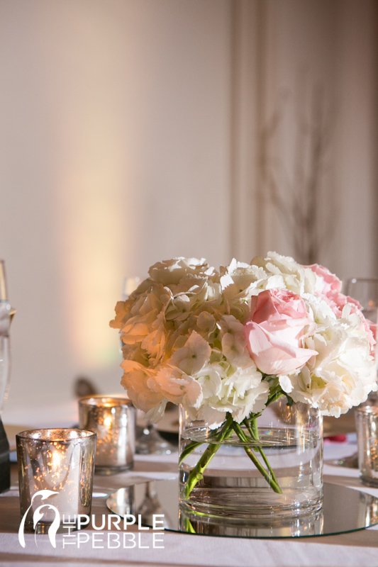 elegant gold and pink reception ballroom ywca