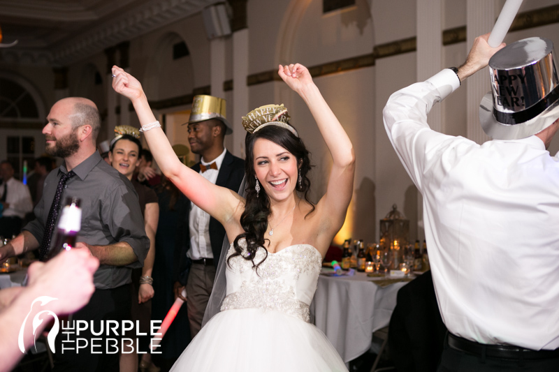 new years eve wedding reception fun photography