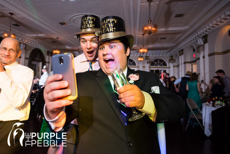 new years eve wedding reception fun photography