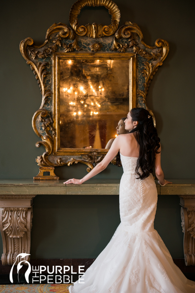 elegant bridal photography fort worth club terrace