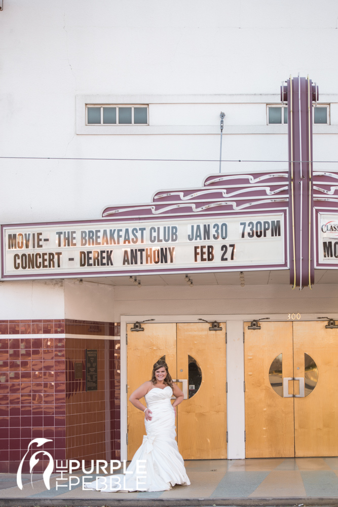 fun bridal portrait palace theater grapevine