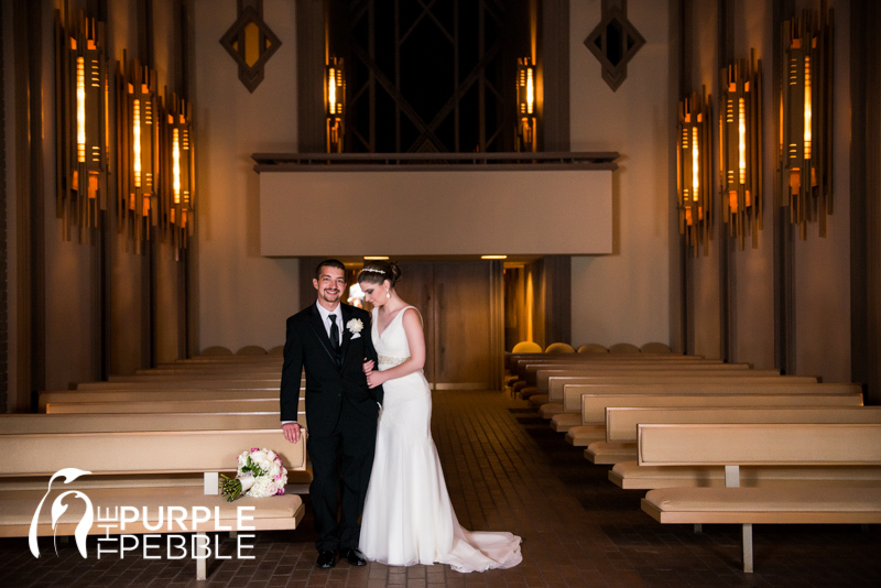 dramatic bride groom lena pope chapel