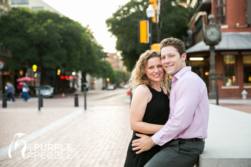 sundance square engagement session fort worth texas