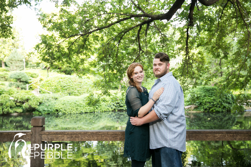 japanese garden engagement session fort worth texas